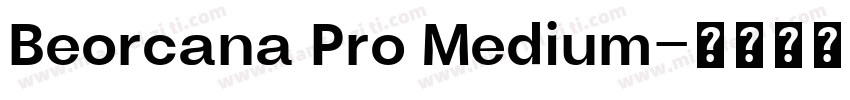 Beorcana Pro Medium字体转换
